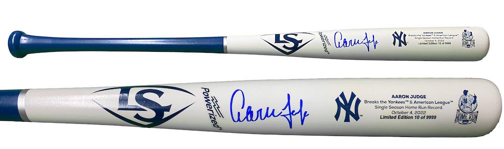 Aaron Judge Signed Home Run Record Commemorative LE Bat (Fanatics) at PristineAuction.com Aaron Judge Signed Home Run Record Commemorative LE Bat (Fanatics) at PristineAuction.com