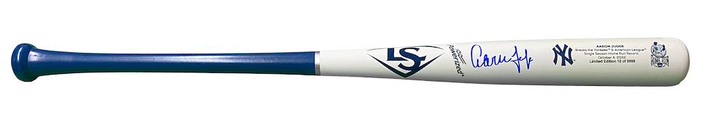 Aaron Judge Signed Home Run Record Commemorative LE Bat (Fanatics) at PristineAuction.com Aaron Judge Signed Home Run Record Commemorative LE Bat (Fanatics) at PristineAuction.com