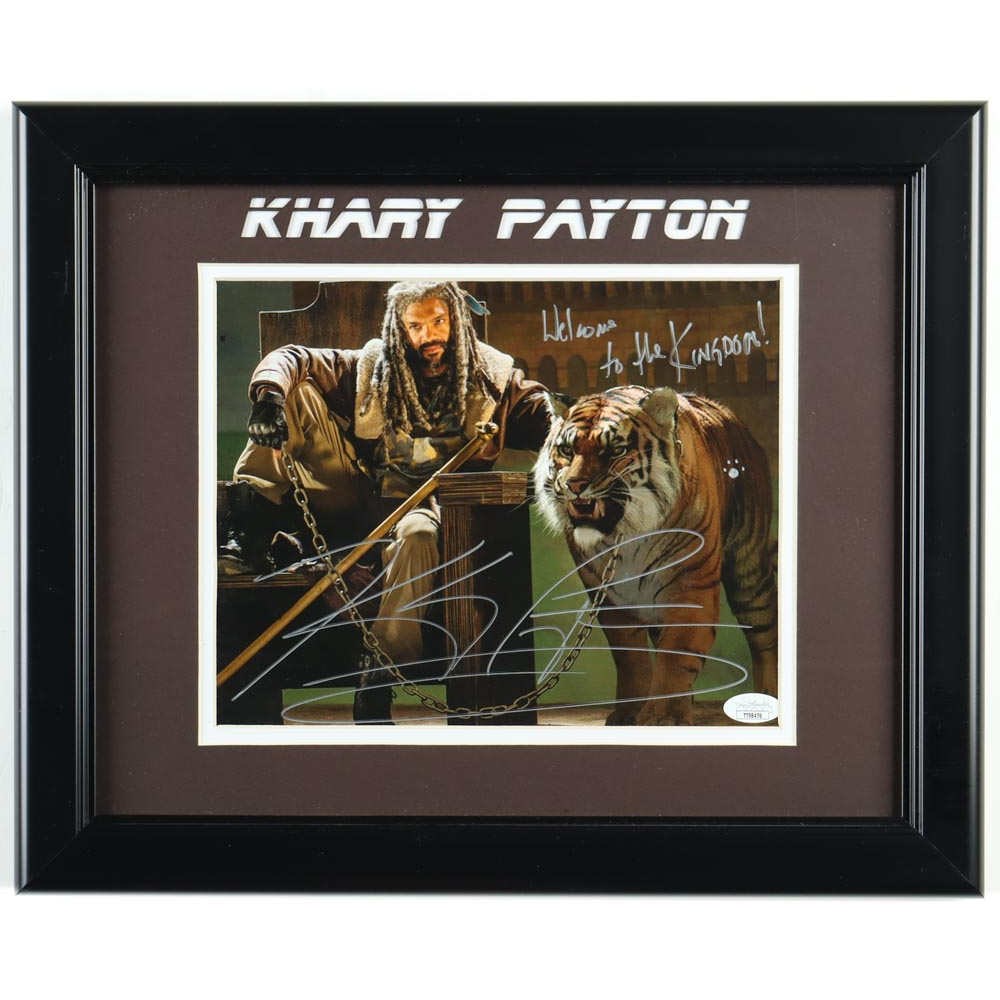 Khary Payton Signed "The Walking Dead" Custom Framed Photo Inscribed to the Kingdom