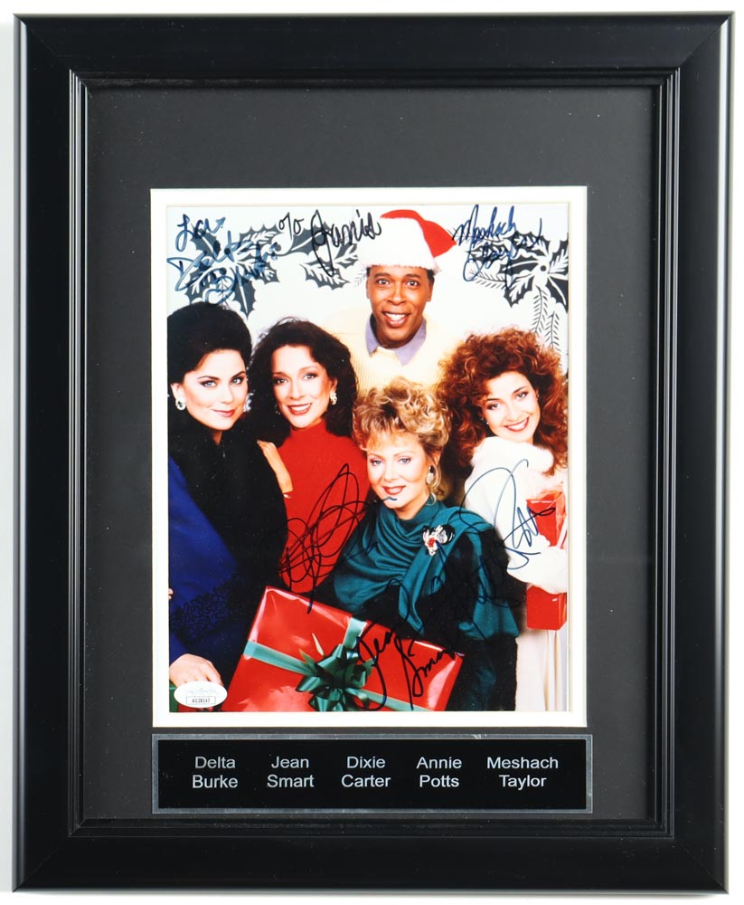 Designing Women Custom Framed Photo Cast-Signed By (5) with Dixie Carter, Annie Potts, Meshach Taylor, Delta Burke & Inscriptions (JSA) at PristineAuction.com Designing Women Custom Framed Photo Cast-Signed By (5) with Dixie Carter, Annie Potts, Meshach Taylor, Delta Burke & Inscriptions (JSA) at PristineAuction.com