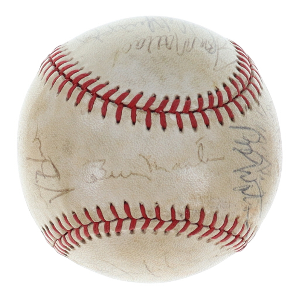 Baseball Hall of Famers & Stars OAL Baseball Signed by (16) with Gary