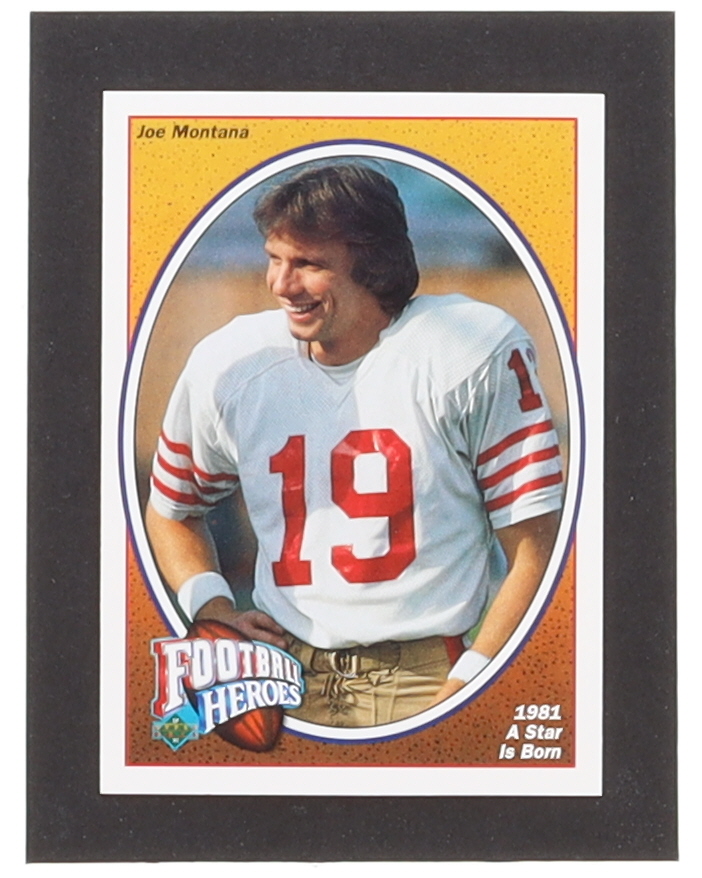 Joe Montana 1991 Upper Deck Football Heroes Complete Set of (9) Cards at PristineAuction.com Joe Montana 1991 Upper Deck Football Heroes Complete Set of (9) Cards at PristineAuction.com