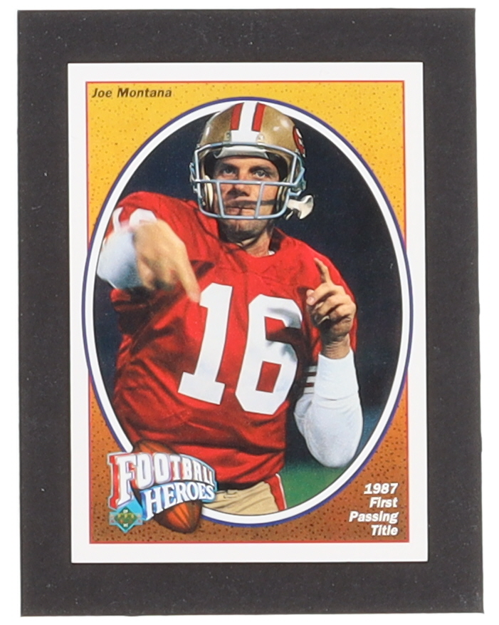 Joe Montana 1991 Upper Deck Football Heroes Complete Set of (9) Cards at PristineAuction.com Joe Montana 1991 Upper Deck Football Heroes Complete Set of (9) Cards at PristineAuction.com