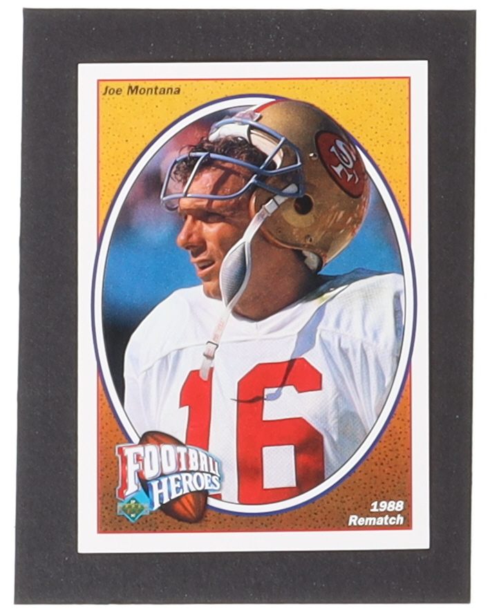 Joe Montana 1991 Upper Deck Football Heroes Complete Set of (9) Cards at PristineAuction.com Joe Montana 1991 Upper Deck Football Heroes Complete Set of (9) Cards at PristineAuction.com
