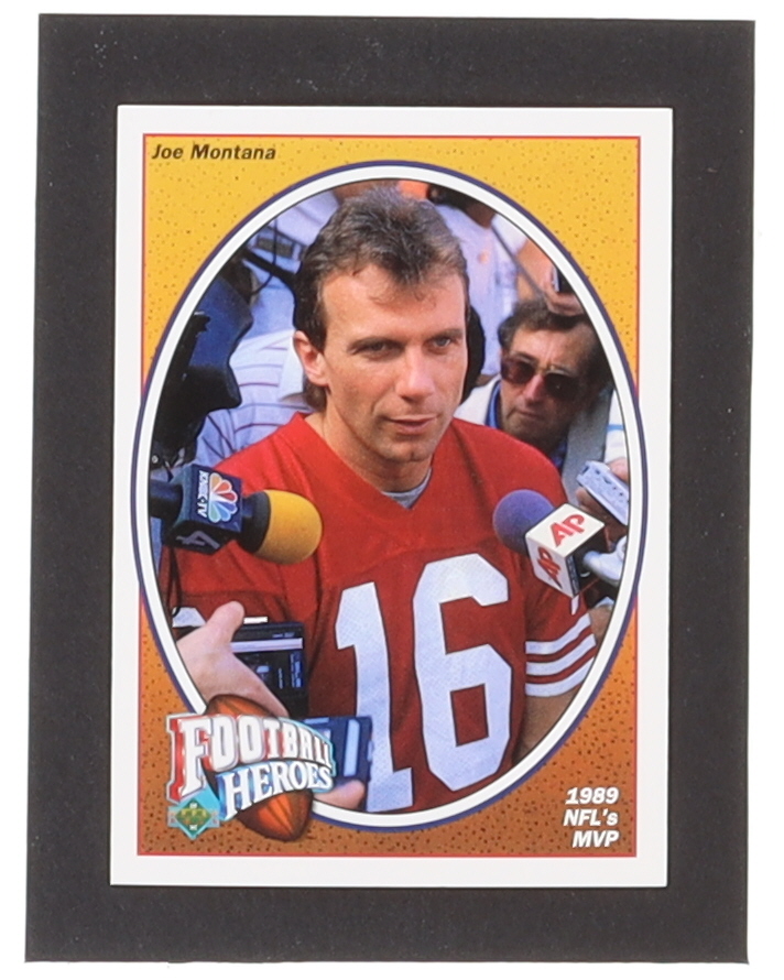 Joe Montana 1991 Upper Deck Football Heroes Complete Set of (9) Cards at PristineAuction.com Joe Montana 1991 Upper Deck Football Heroes Complete Set of (9) Cards at PristineAuction.com