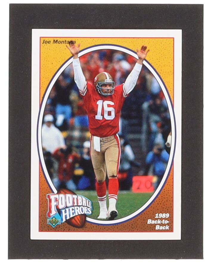 Joe Montana 1991 Upper Deck Football Heroes Complete Set of (9) Cards at PristineAuction.com Joe Montana 1991 Upper Deck Football Heroes Complete Set of (9) Cards at PristineAuction.com