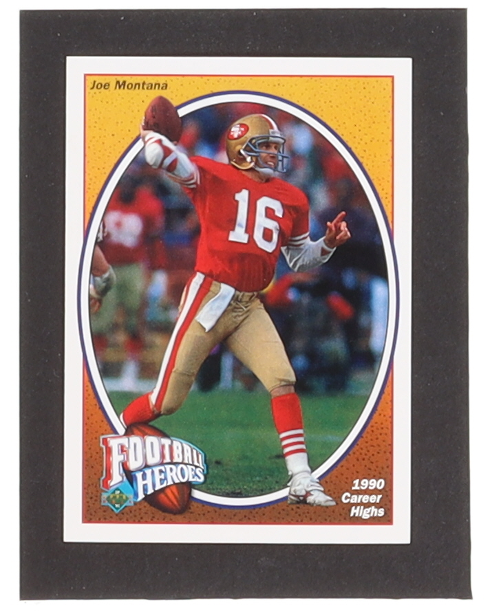 Joe Montana 1991 Upper Deck Football Heroes Complete Set of (9) Cards at PristineAuction.com Joe Montana 1991 Upper Deck Football Heroes Complete Set of (9) Cards at PristineAuction.com