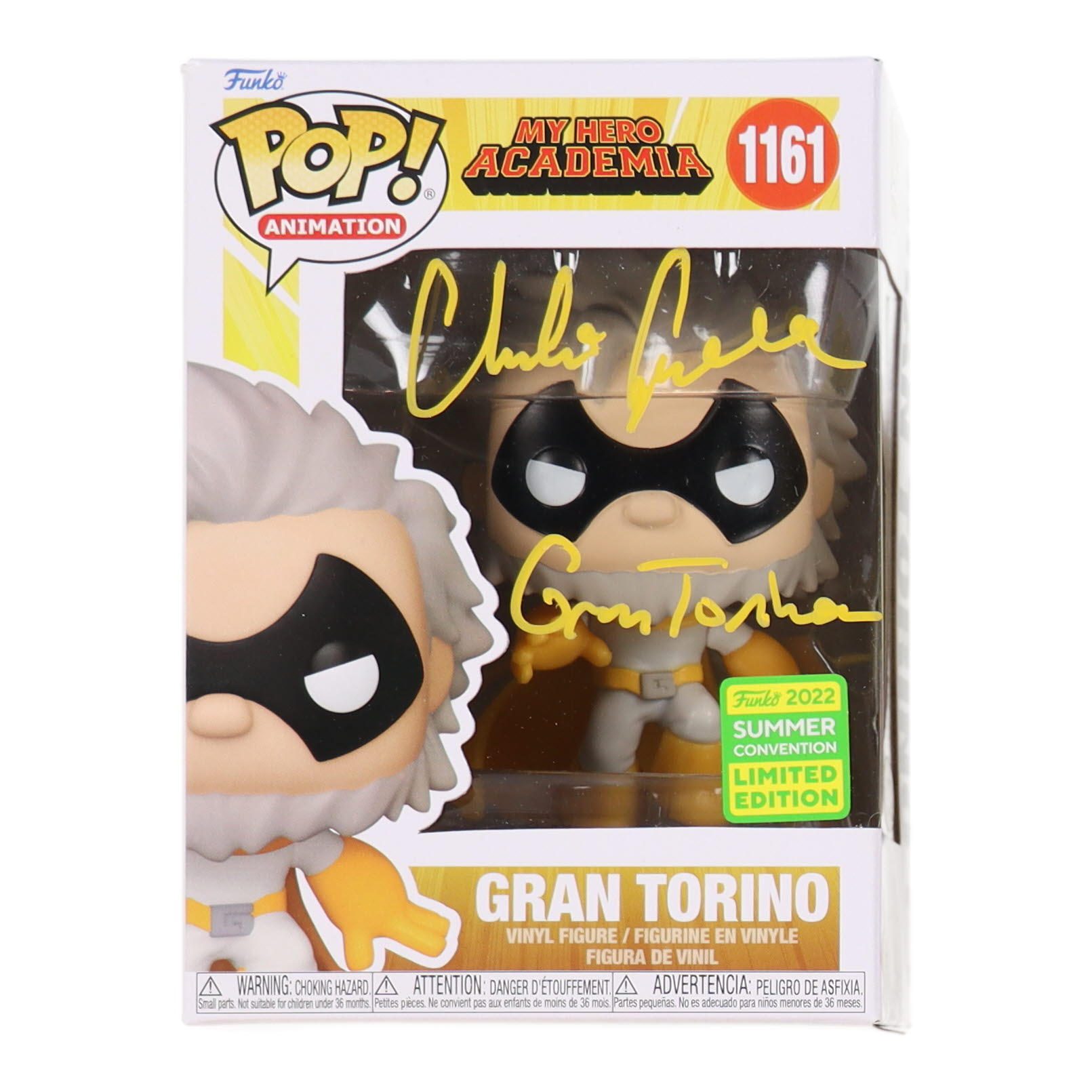 Charles Campbell Signed "My Hero Academia" #1161 Gran Torino Funko Pop! Vinyl Figure Inscribed "Gran Torino" (JSA) at PristineAuction.com Charles Campbell Signed "My Hero Academia" #1161 Gran Torino Funko Pop! Vinyl Figure Inscribed "Gran Torino" (JSA) at PristineAuction.com