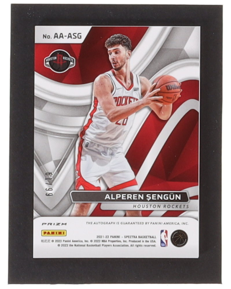 99枚限定 Alperen Sengun 温暖 RC Auto サインカード NBA