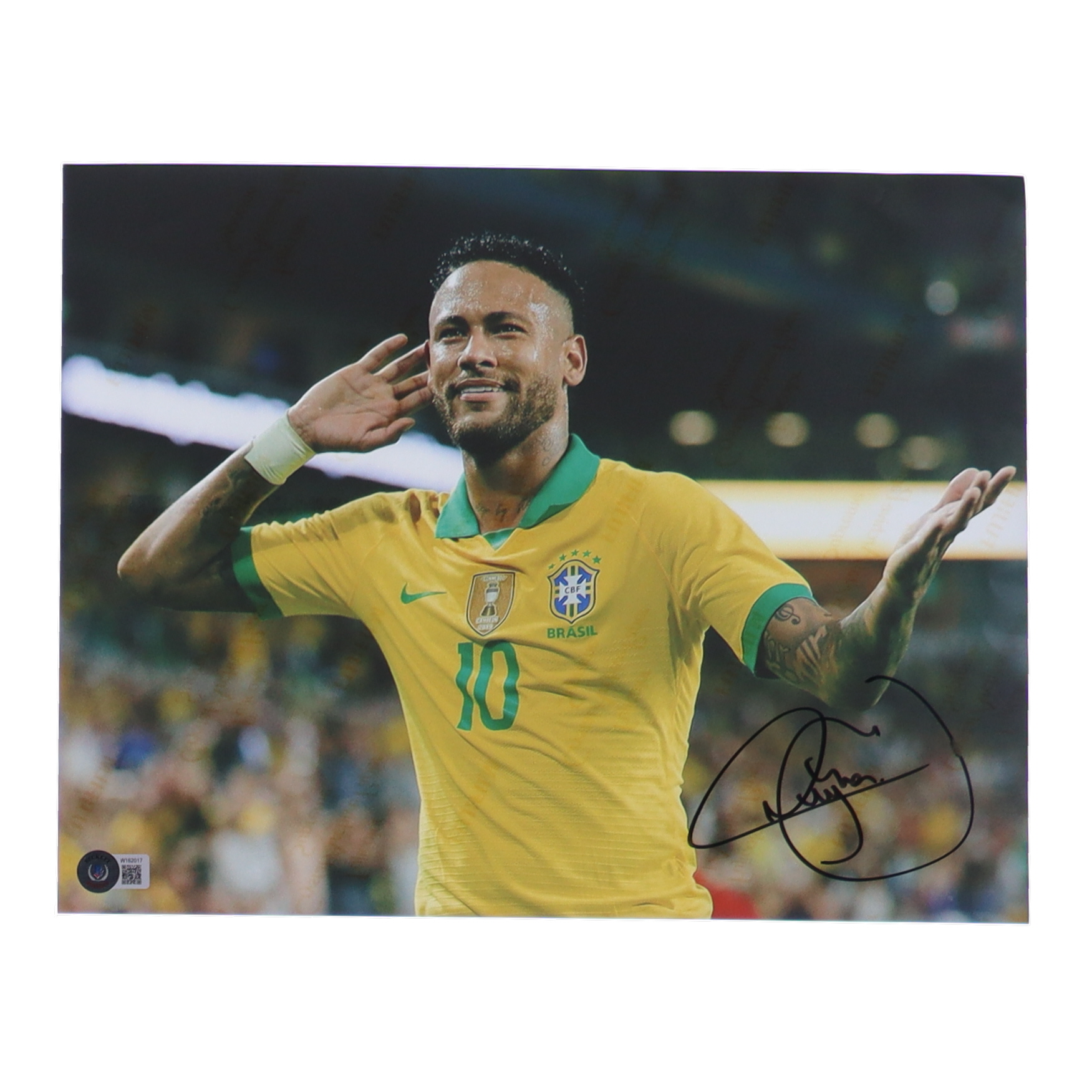 Neymar Signed Team Brazil 11x14 Photo (Beckett) at PristineAuction.com Neymar Signed Team Brazil 11x14 Photo (Beckett) at PristineAuction.com