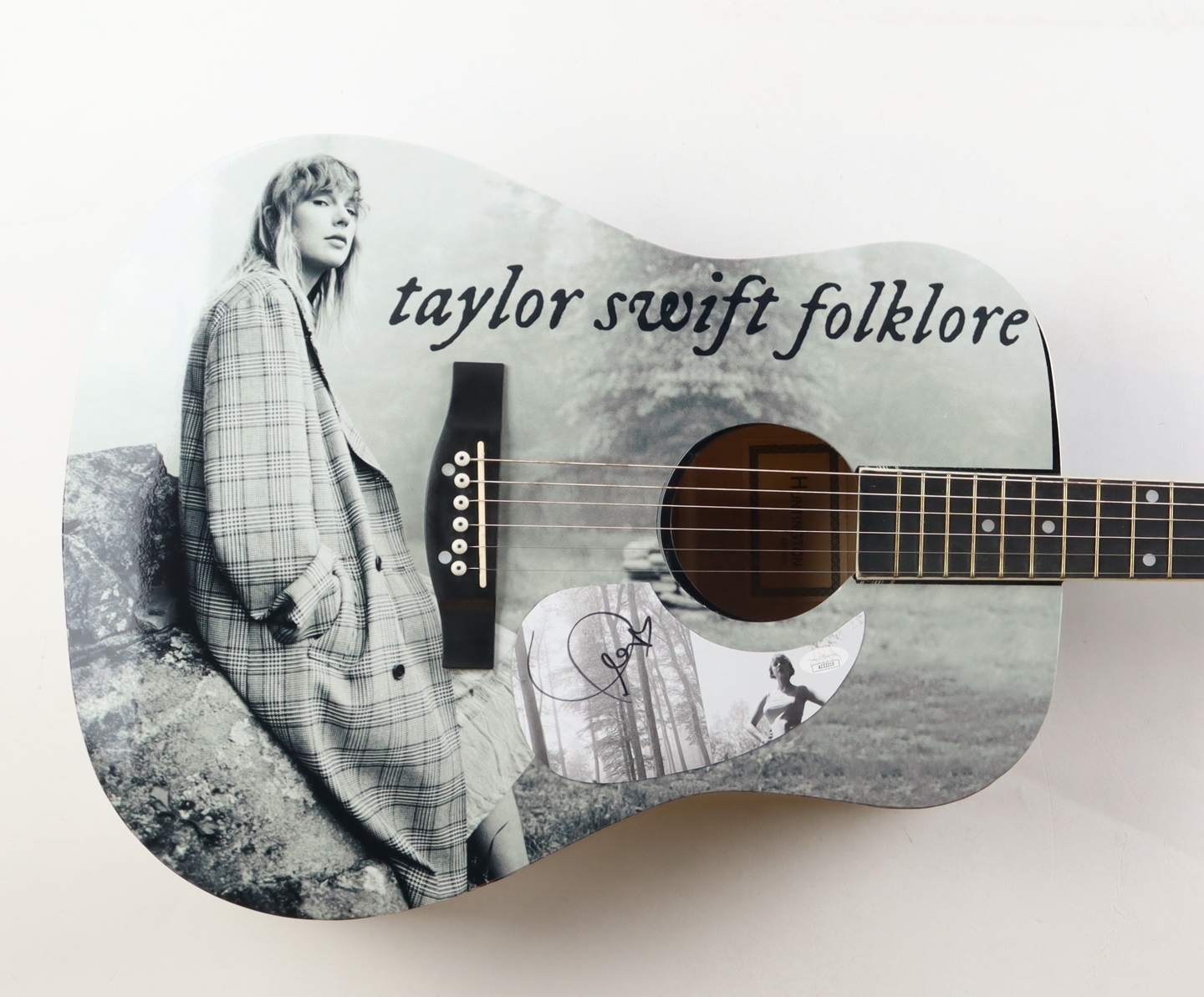 Taylor Swift Signed "Folklore" 38" Acoustic Guitar (JSA) at PristineAuction.com Taylor Swift Signed "Folklore" 38" Acoustic Guitar (JSA) at PristineAuction.com