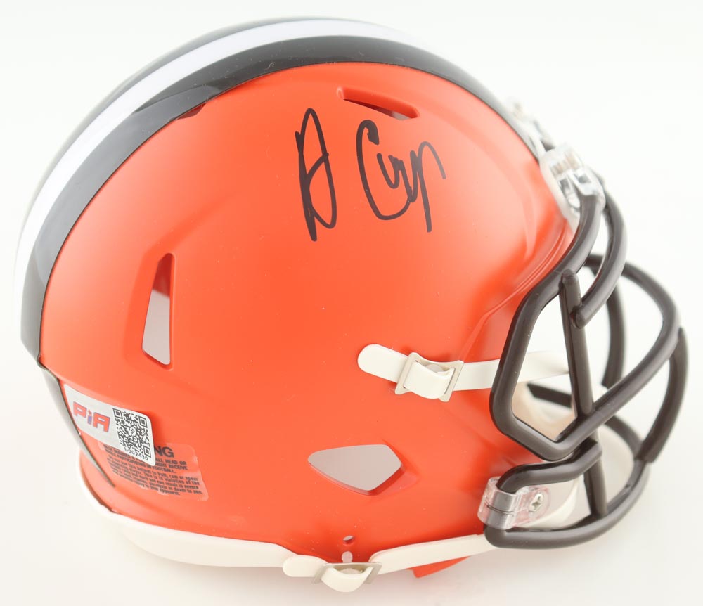 Amari Cooper Signed Browns Speed Mini Helmet (PIA) at PristineAuction.com Amari Cooper Signed Browns Speed Mini Helmet (PIA) at PristineAuction.com