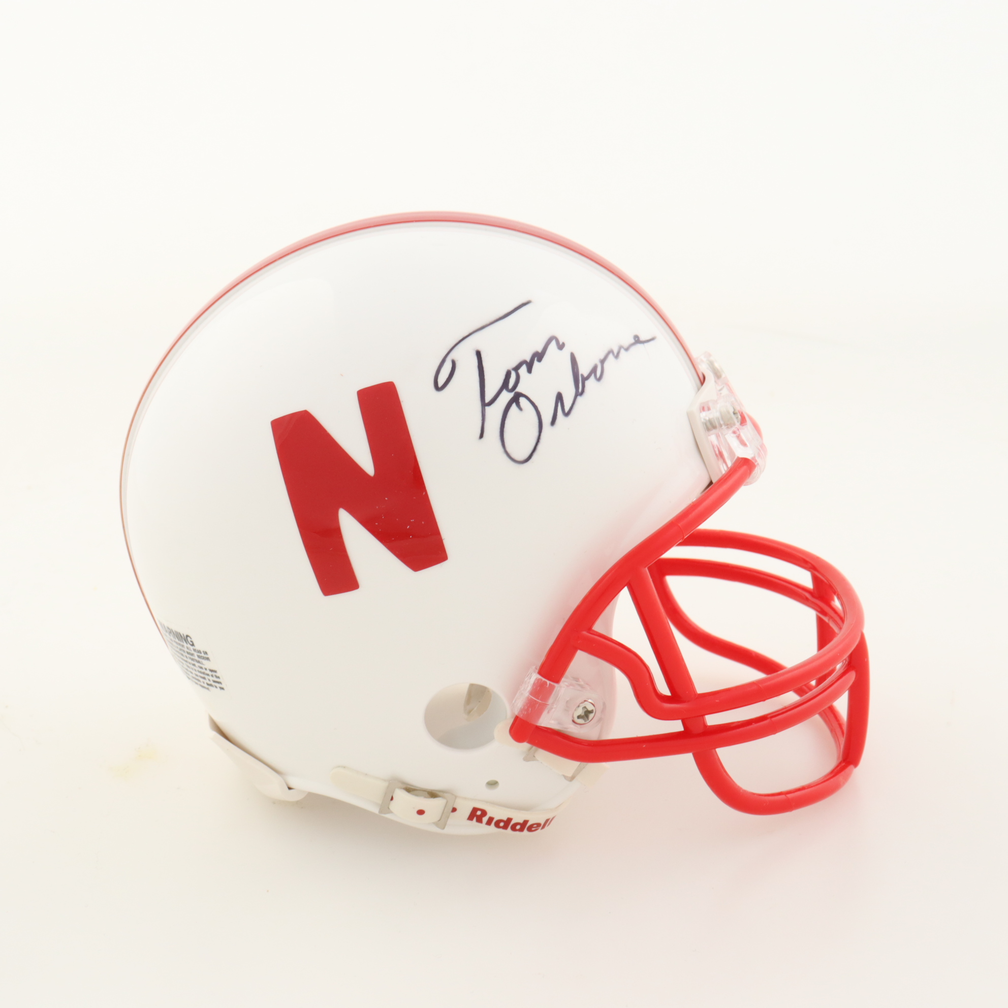 Tom Osborne Signed Nebraska Cornhuskers Mini Helmet (PSA) at PristineAuction.com Tom Osborne Signed Nebraska Cornhuskers Mini Helmet (PSA) at PristineAuction.com