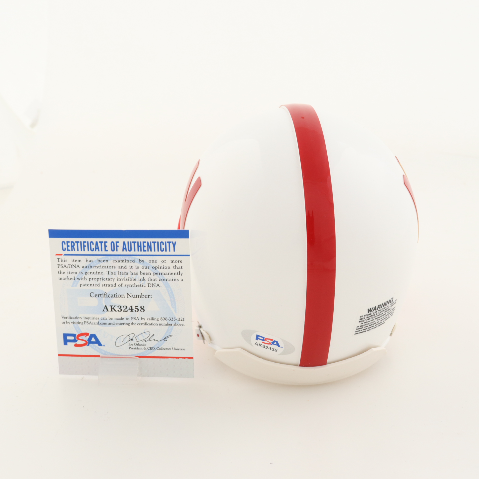 Tom Osborne Signed Nebraska Cornhuskers Mini Helmet (PSA) at PristineAuction.com Tom Osborne Signed Nebraska Cornhuskers Mini Helmet (PSA) at PristineAuction.com