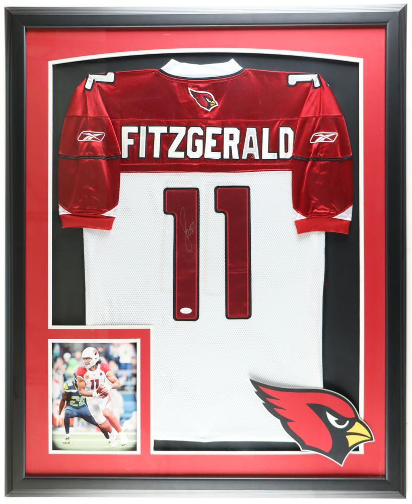 thumbnail image 2 of Unsigned Custom Sewn Stitched Larry Fitzgerald Red Jersey – Arizona Cardinals – M, L, XL, 2XL 2 of 5