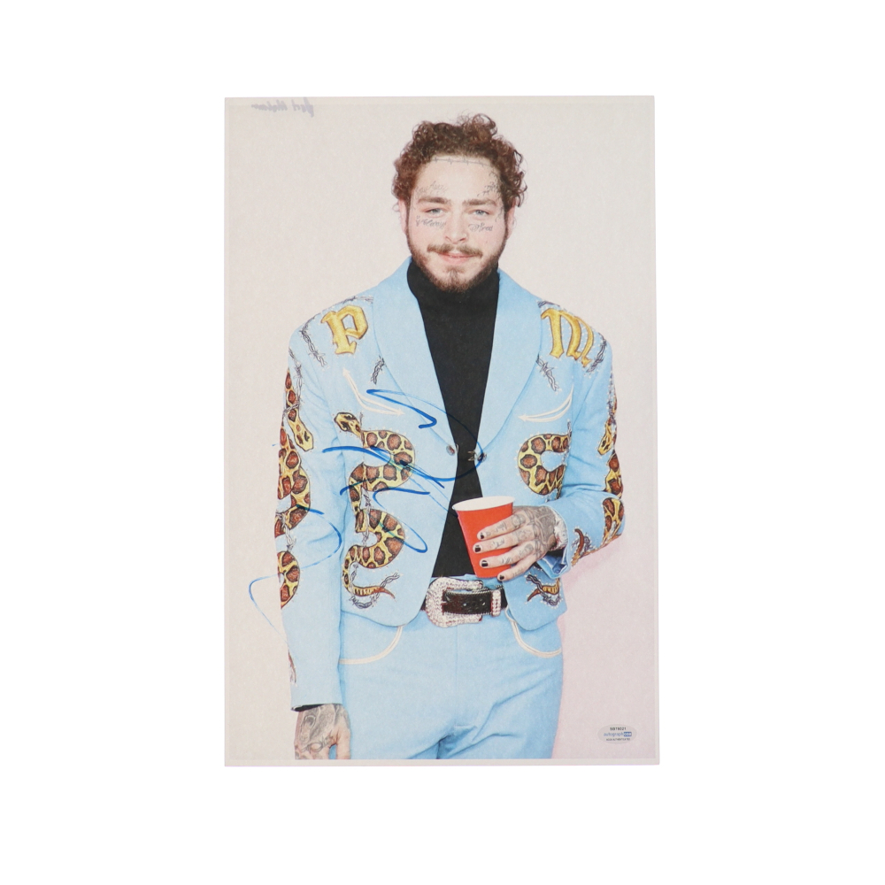 Post Malone Signed Hip Hop 8x10 Photo E - Foto 12