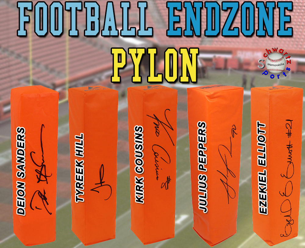 Schwartz Sports Signed Football Endzone Pylon Mystery Box - Series 14 (Limited to 150) at PristineAuction.com Schwartz Sports Signed Football Endzone Pylon Mystery Box - Series 14 (Limited to 150) at PristineAuction.com