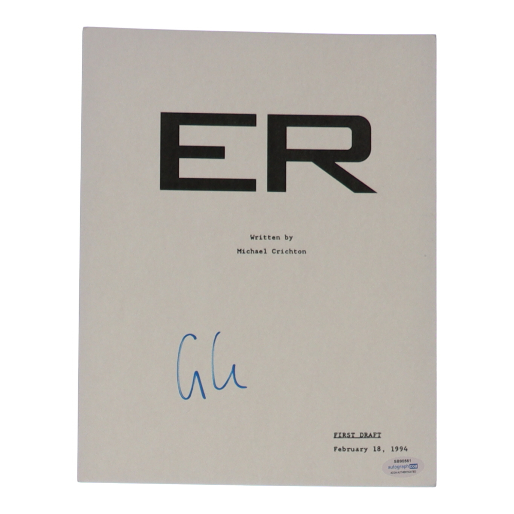 George Clooney Signed 