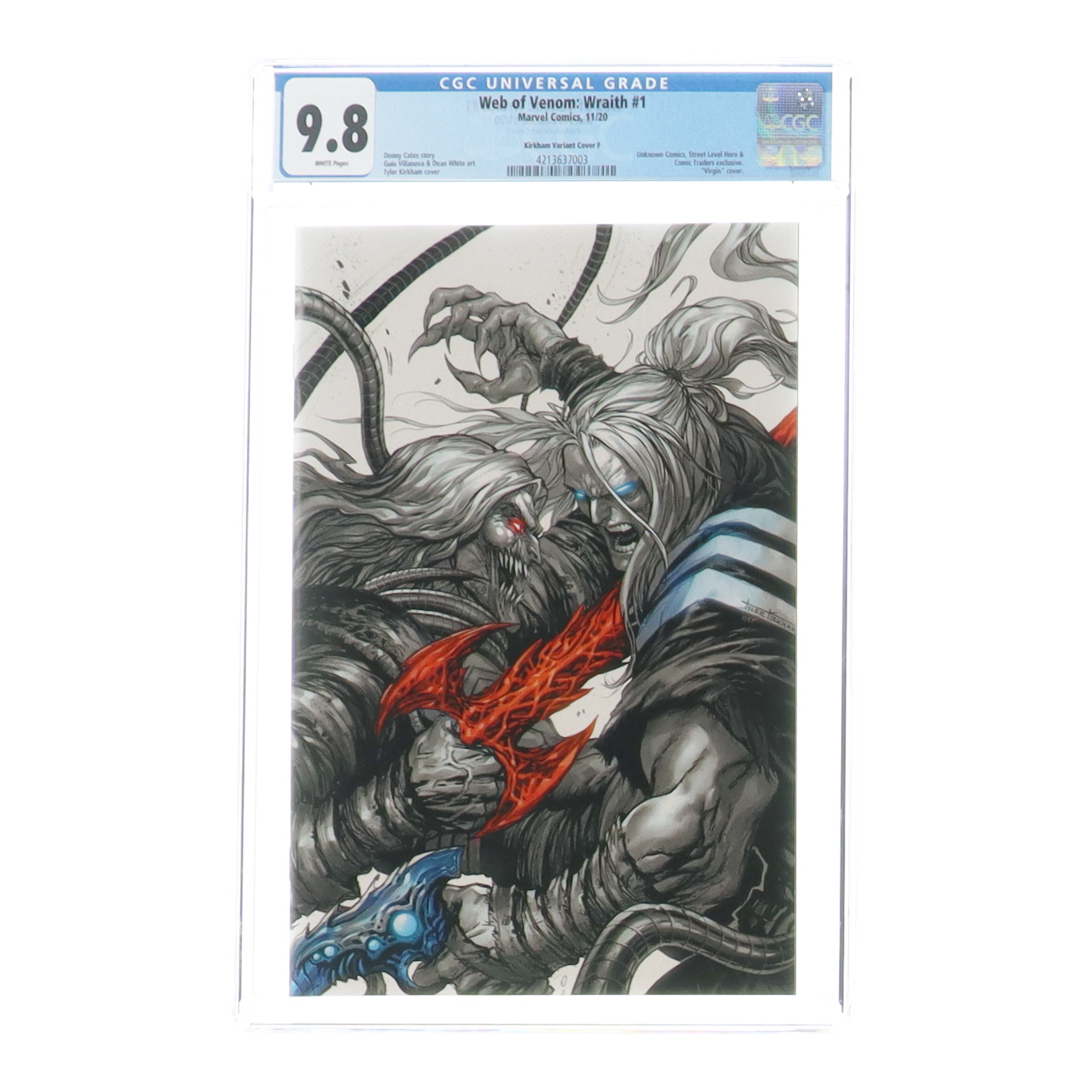 2020 "Web of Venom: Wraith" #1 Marvel Comic Book (CGC 9.8) at PristineAuction.com 2020 "Web of Venom: Wraith" #1 Marvel Comic Book (CGC 9.8) at PristineAuction.com