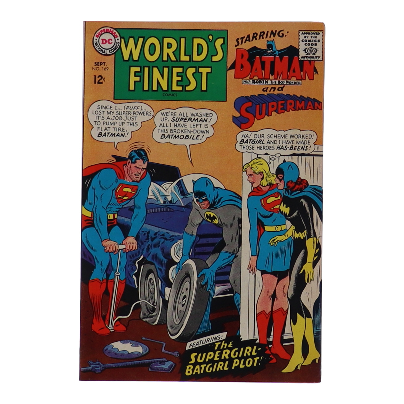 1967 "World's Finest Comics" Issue #169 DC Comic Book at PristineAuction.com 1967 "World's Finest Comics" Issue #169 DC Comic Book at PristineAuction.com