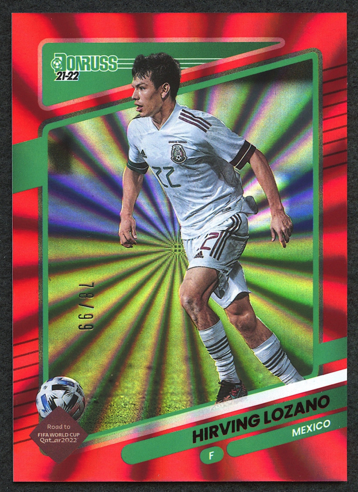 Hirving Lozano 2021-22 Donruss #89 Red Laser Holo #78/99