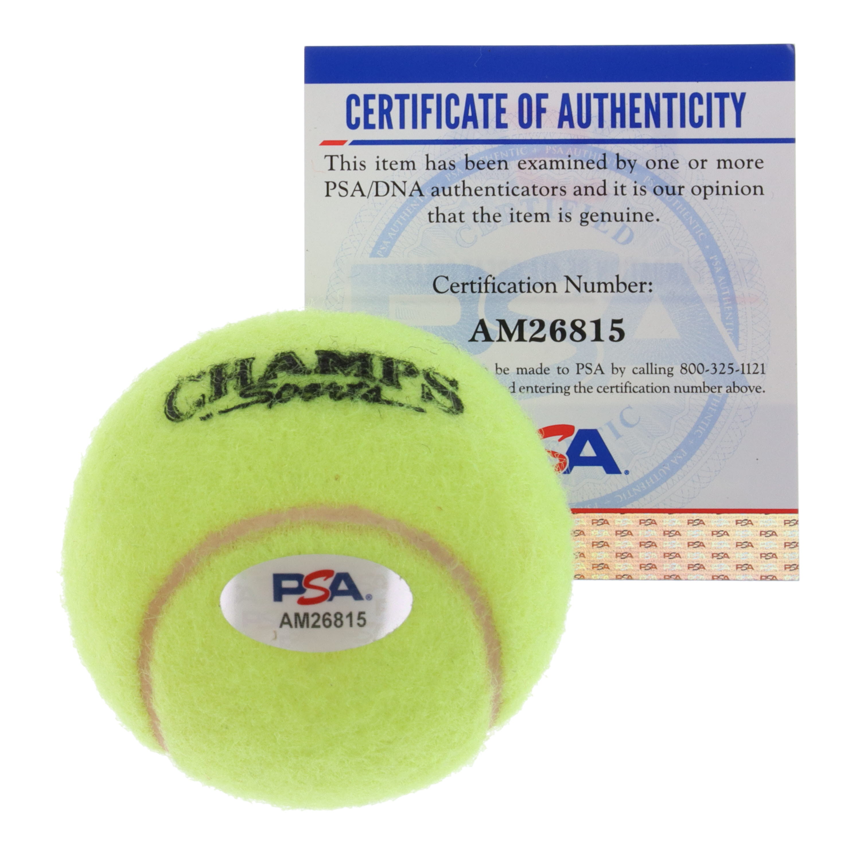 Stan Smith Signed Tennis Ball (PSA at PristineAuction.com Stan Smith Signed Tennis Ball (PSA at PristineAuction.com
