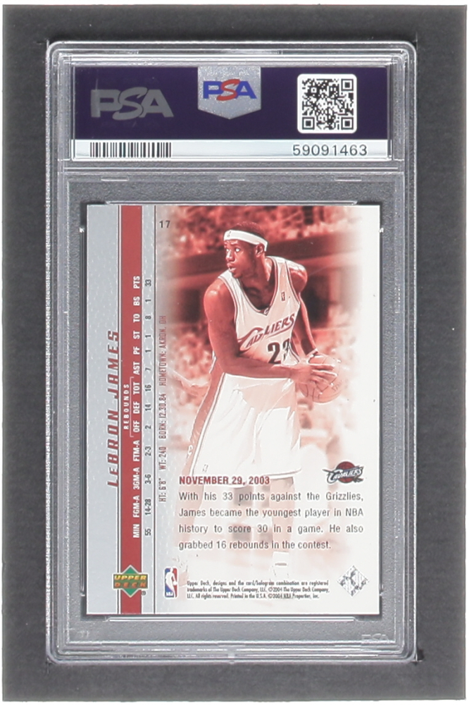 upper deck phenomenal beginnings lebron james