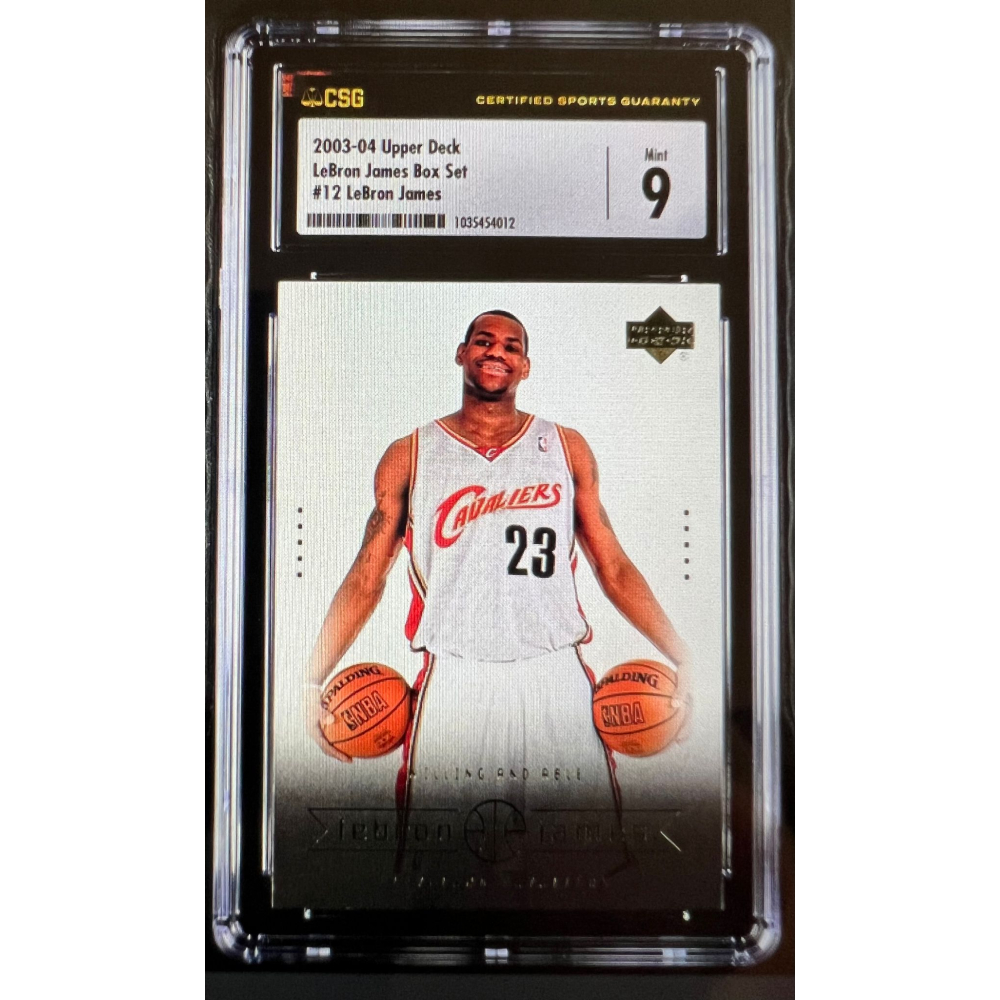 その他 2003 UD Lebron james RC PSA 9 Lebron James Rookie Card 2003 Upper Deck Box Set#18 Lebron