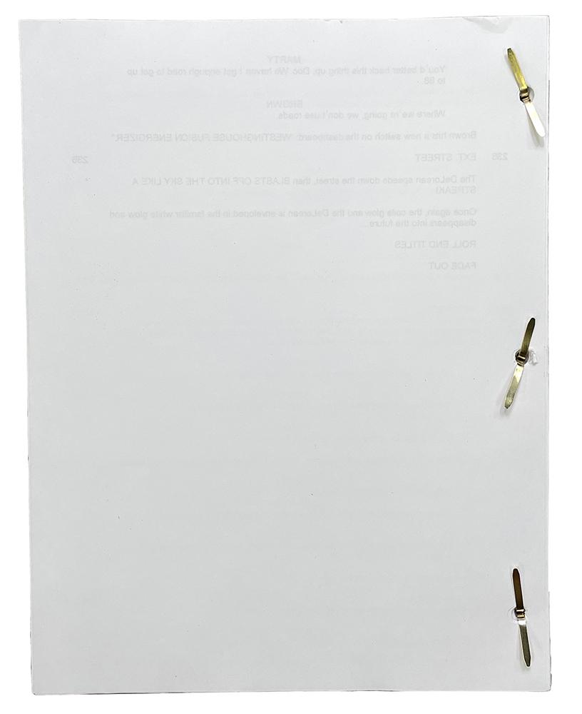 Back to the Future Cast Signed Movie Script with Michael J. Fox, Christopher Lloyd (JSA) at PristineAuction.com Back to the Future Cast Signed Movie Script with Michael J. Fox, Christopher Lloyd (JSA) at PristineAuction.com