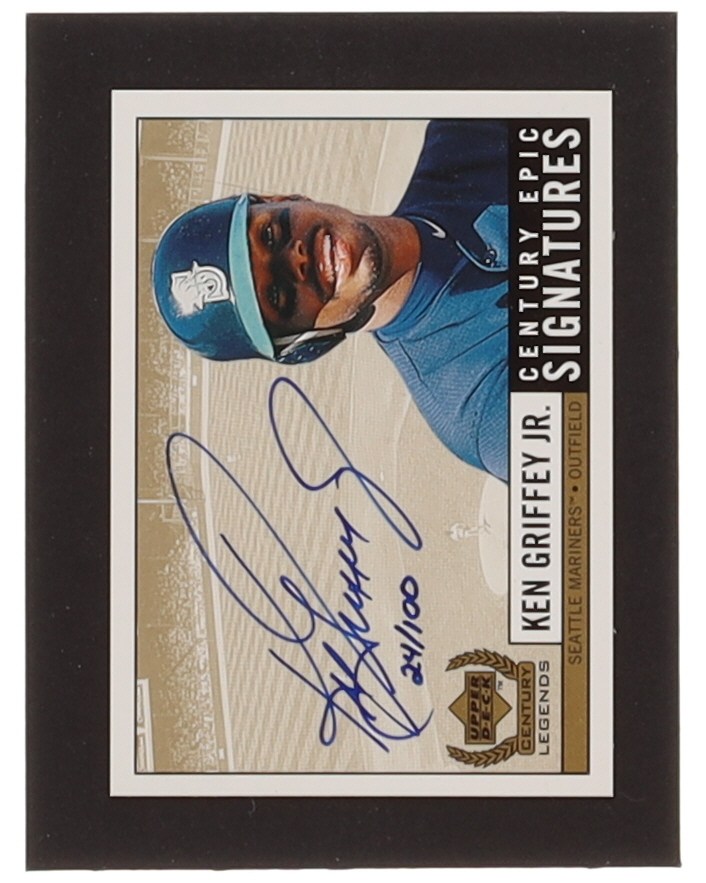 Ken Griffey Jr. 1999 Upper Deck Century Legends Epic Signatures #JR at PristineAuction.com Ken Griffey Jr. 1999 Upper Deck Century Legends Epic Signatures #JR at PristineAuction.com