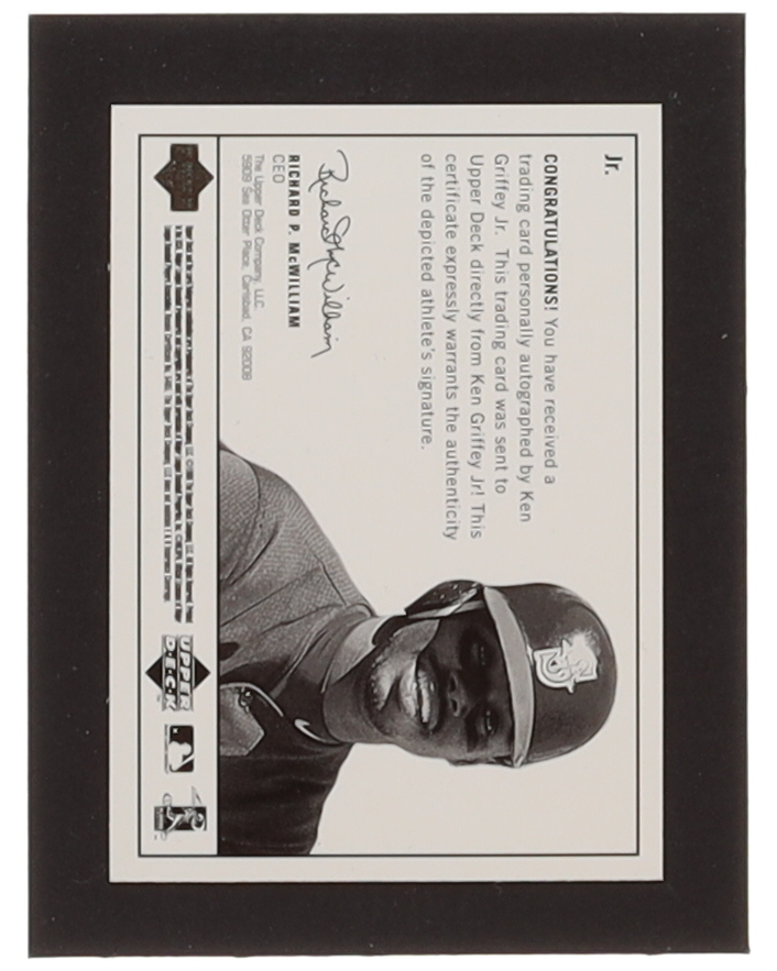 Ken Griffey Jr. 1999 Upper Deck Century Legends Epic Signatures #JR at PristineAuction.com Ken Griffey Jr. 1999 Upper Deck Century Legends Epic Signatures #JR at PristineAuction.com