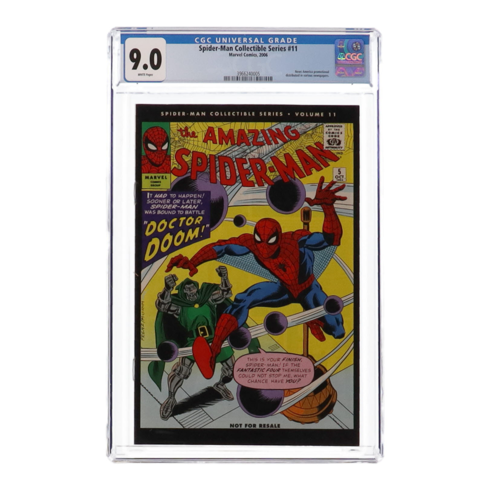 2006 "SpiderMan Collectible Series" Issue 11 Marvel Comic Book (CGC 9