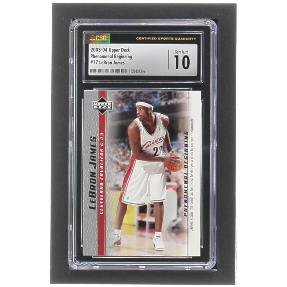 upper deck collectibles lebron james