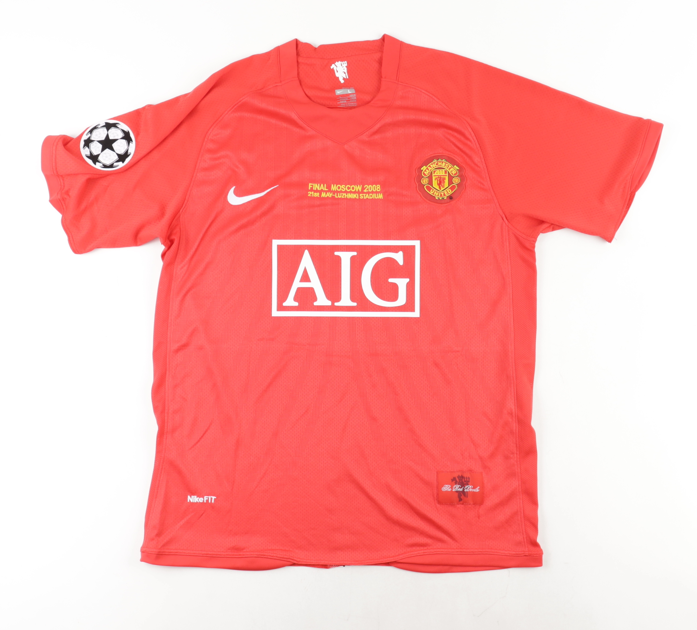 Cristiano Ronaldo Signed Manchester United Jersey (Beckett) at PristineAuction.com Cristiano Ronaldo Signed Manchester United Jersey (Beckett) at PristineAuction.com