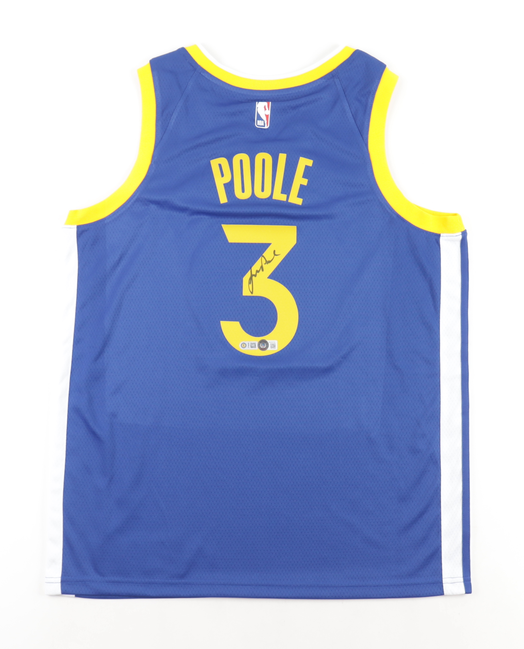 Jordan Poole Signed Warriors Jersey (Beckett & Poole) at PristineAuction.com Jordan Poole Signed Warriors Jersey (Beckett & Poole) at PristineAuction.com