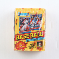 1991 Donruss Series 1 Baseball Wax Box with (36) Packs at PristineAuction.com
