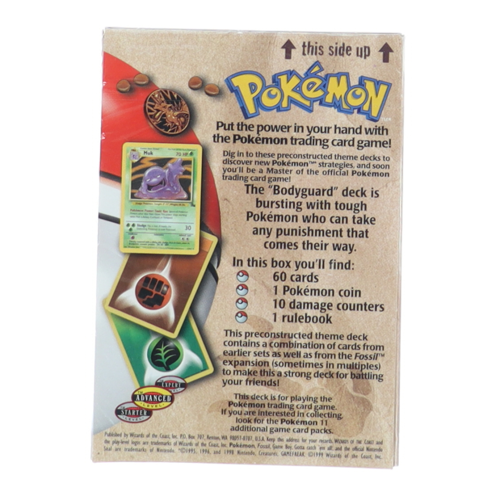 1999 Pokemon TCG BodyGuard Theme Deck with (60) Cards Pristine Auction