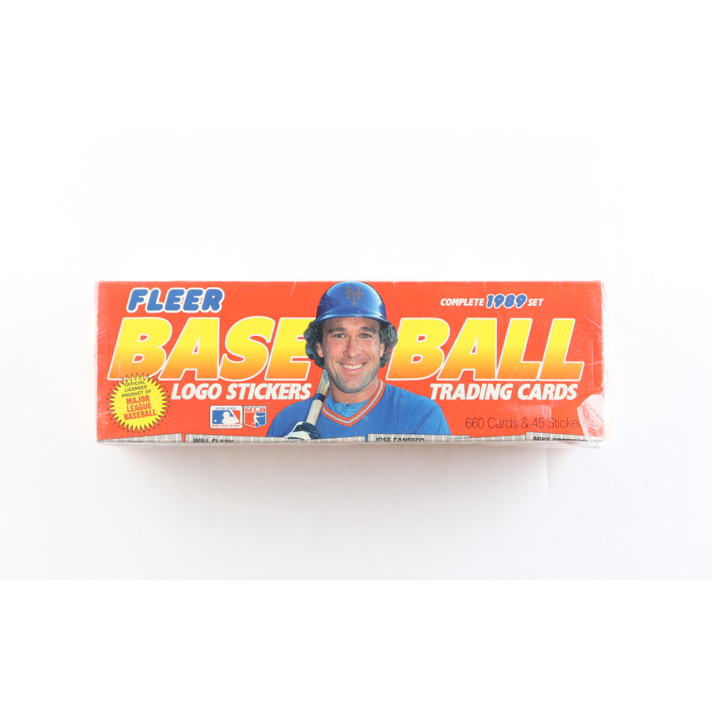 1989 Fleer Baseball Complete Set of (660) Cards with Bill Ripken 616, Randy Johnson 381 RC