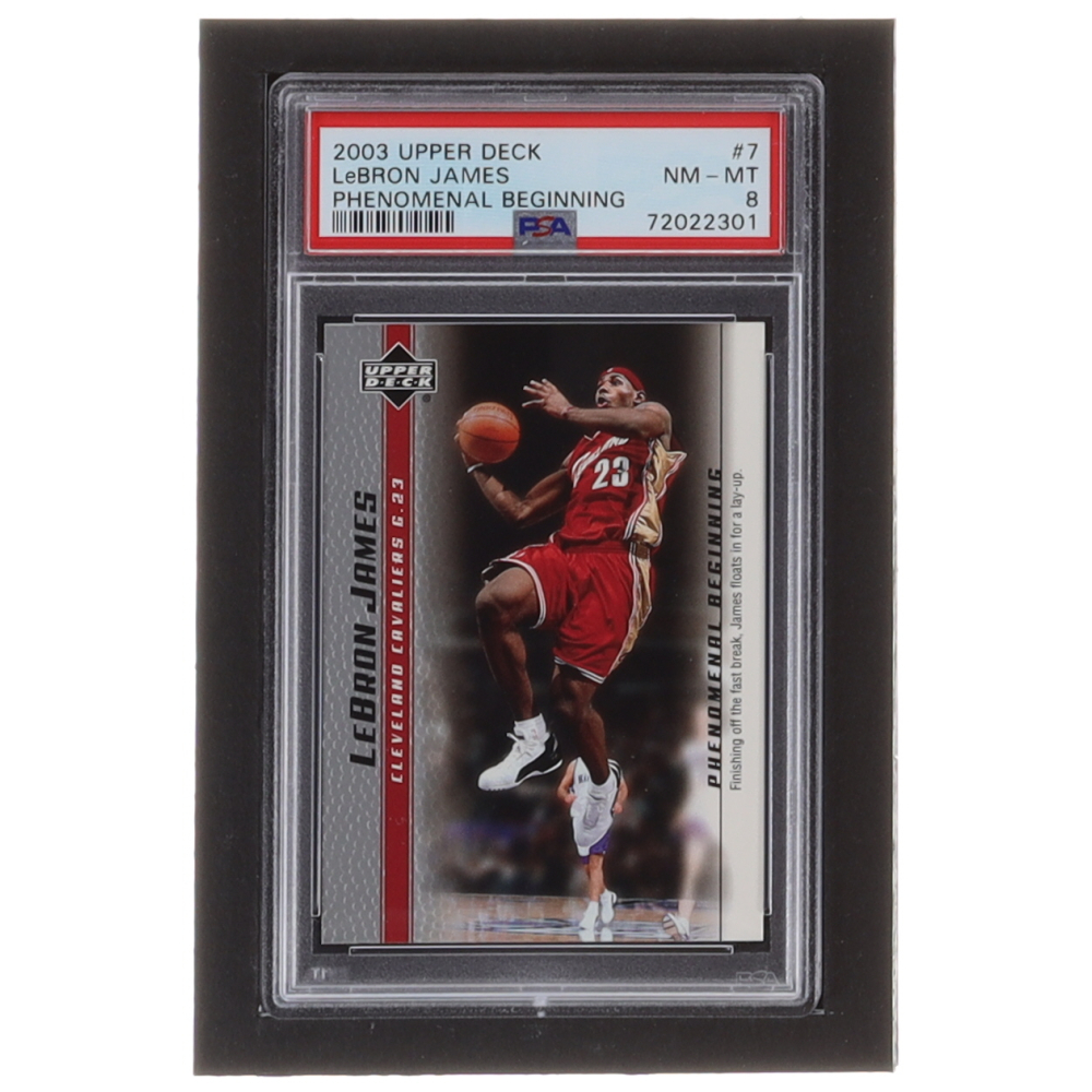 upper deck lebron james phenomenal beginning