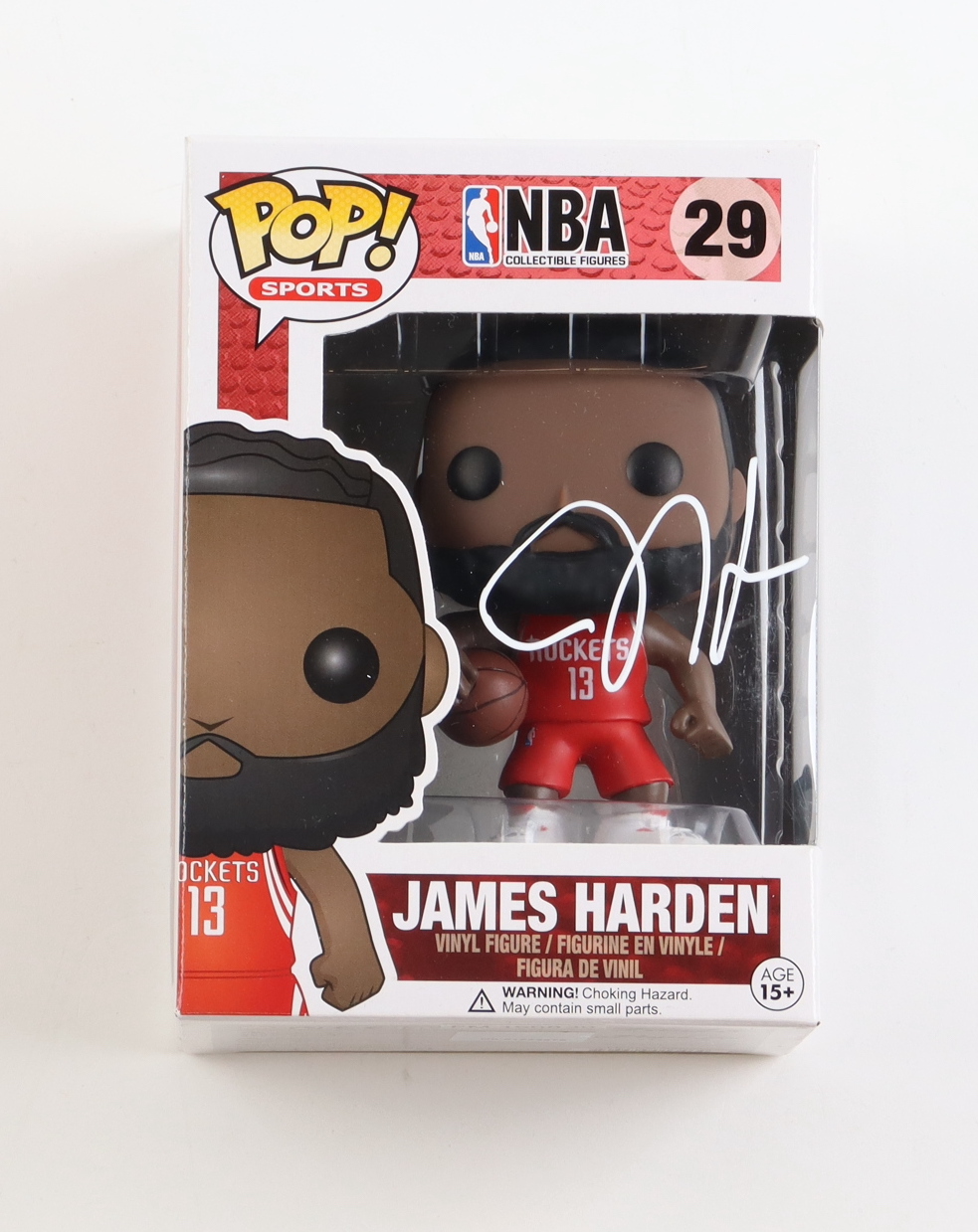 James Harden Signed Rockets #29 James Harden Funko Pop! (Beckett) at PristineAuction.com James Harden Signed Rockets #29 James Harden Funko Pop! (Beckett) at PristineAuction.com