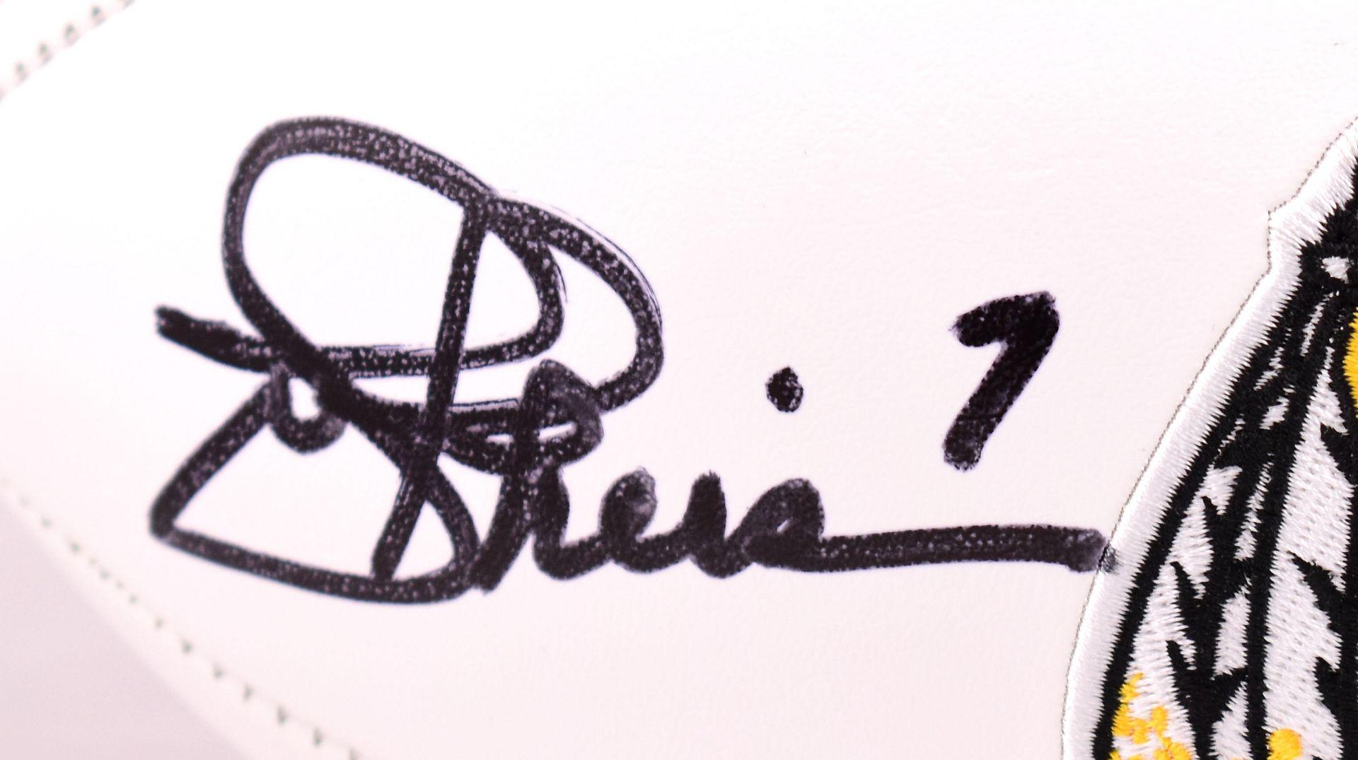 Joe Theismann Signed Redskins Football Inscribed "83 MVP" (Beckett) at PristineAuction.com Joe Theismann Signed Redskins Football Inscribed "83 MVP" (Beckett) at PristineAuction.com