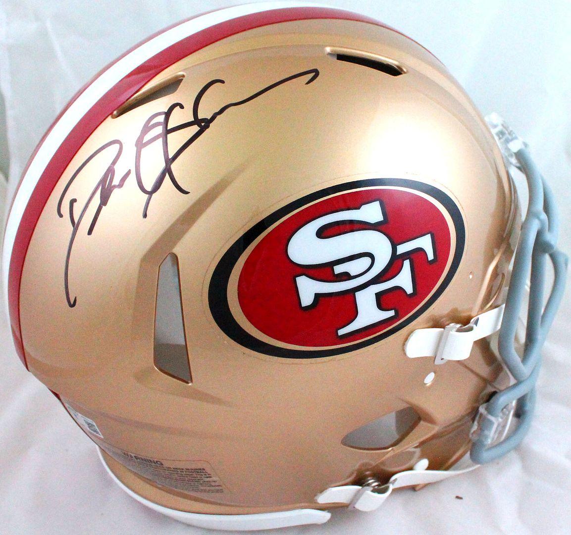 Deion Sanders Signed 49ers Full Size Speed Authentic Helmet (Beckett) at PristineAuction.com Deion Sanders Signed 49ers Full Size Speed Authentic Helmet (Beckett) at PristineAuction.com