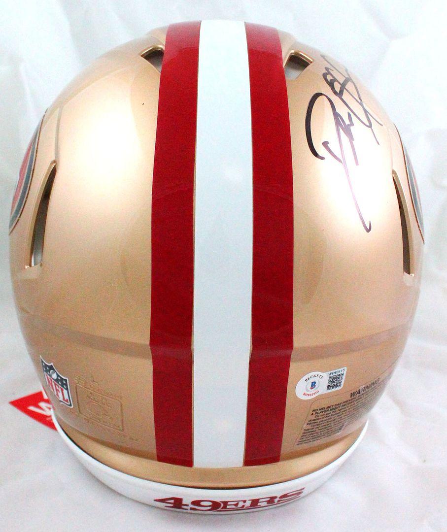 Deion Sanders Signed 49ers Full Size Speed Authentic Helmet (Beckett) at PristineAuction.com Deion Sanders Signed 49ers Full Size Speed Authentic Helmet (Beckett) at PristineAuction.com