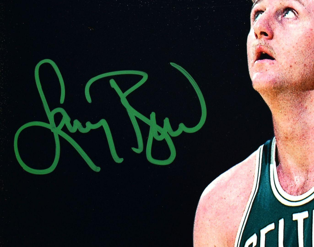 thumbnail image 2 of Larry Bird & Magic Johnson Signed 8x10 Photo Reprint – Boston Celtics LA Lakers 2 of 5