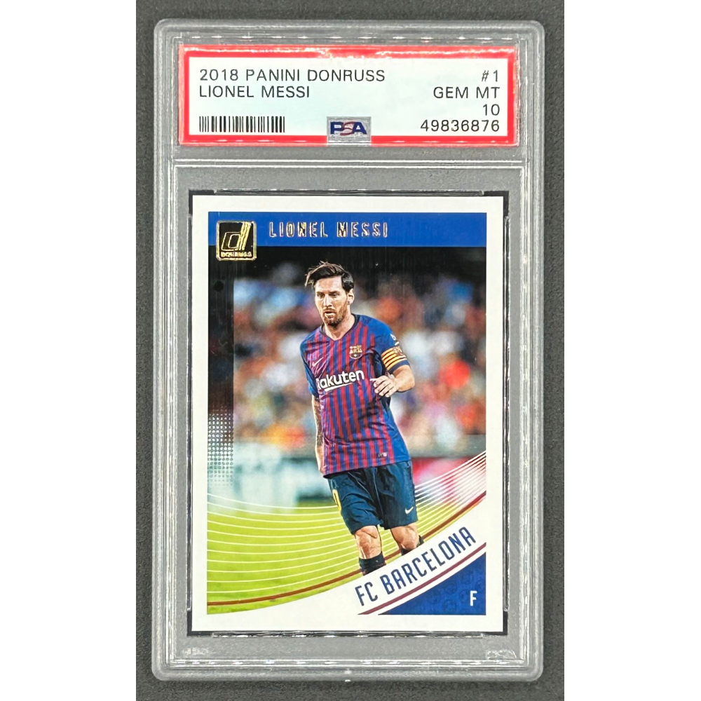 2020-21 Panini Chronicles Illusions La Liga Purple Astro #21 Lionel Messi - PSA GEM MT 10 | #4640315290