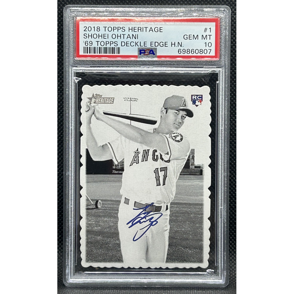 大谷翔平 2018 TOPPS HERITAGE '69 DECKLE