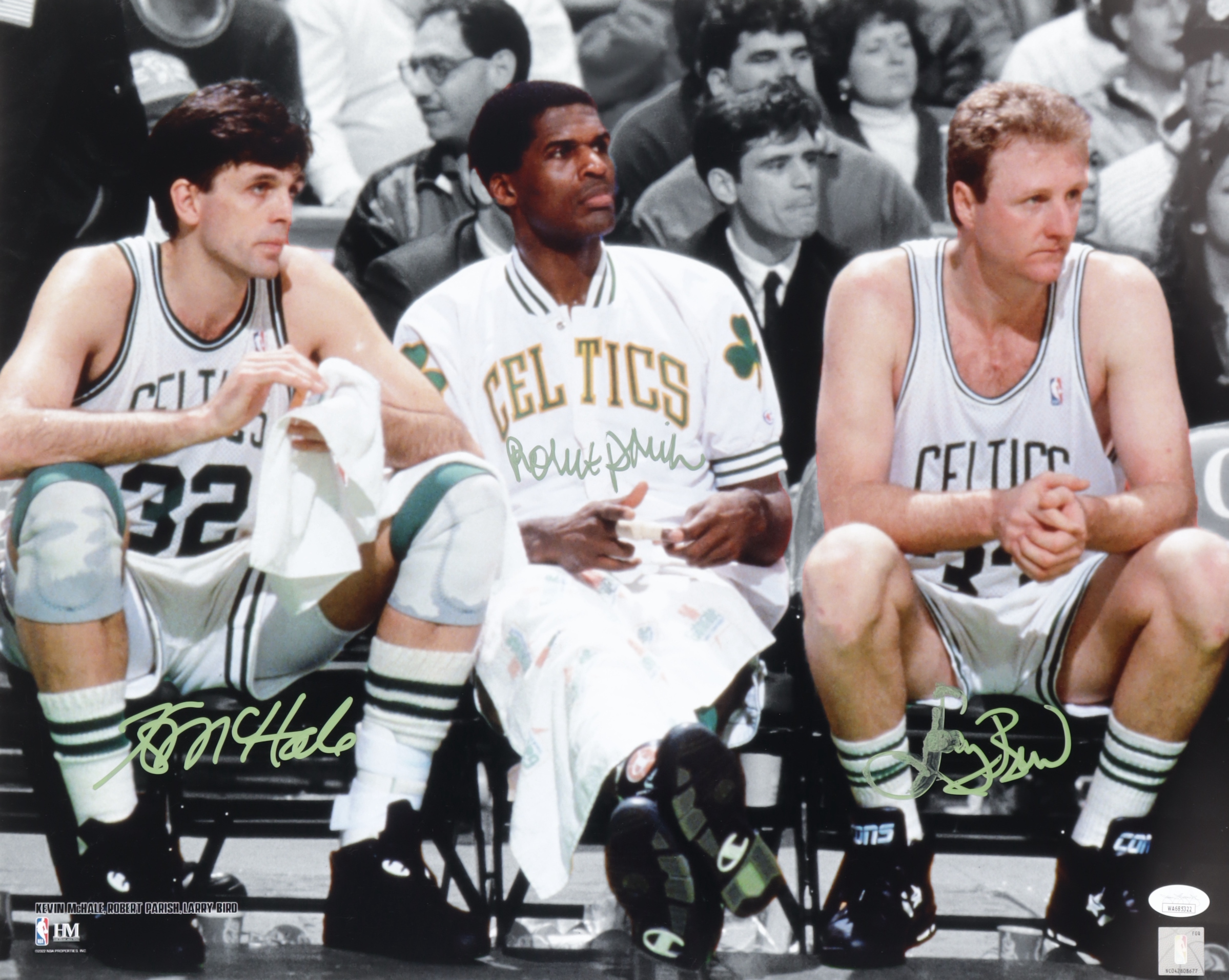 Larry Bird, Robert Parish & Kevin McHale Signed Celtics 16x20 Photo (Beckett) at PristineAuction.com Larry Bird, Robert Parish & Kevin McHale Signed Celtics 16x20 Photo (Beckett) at PristineAuction.com