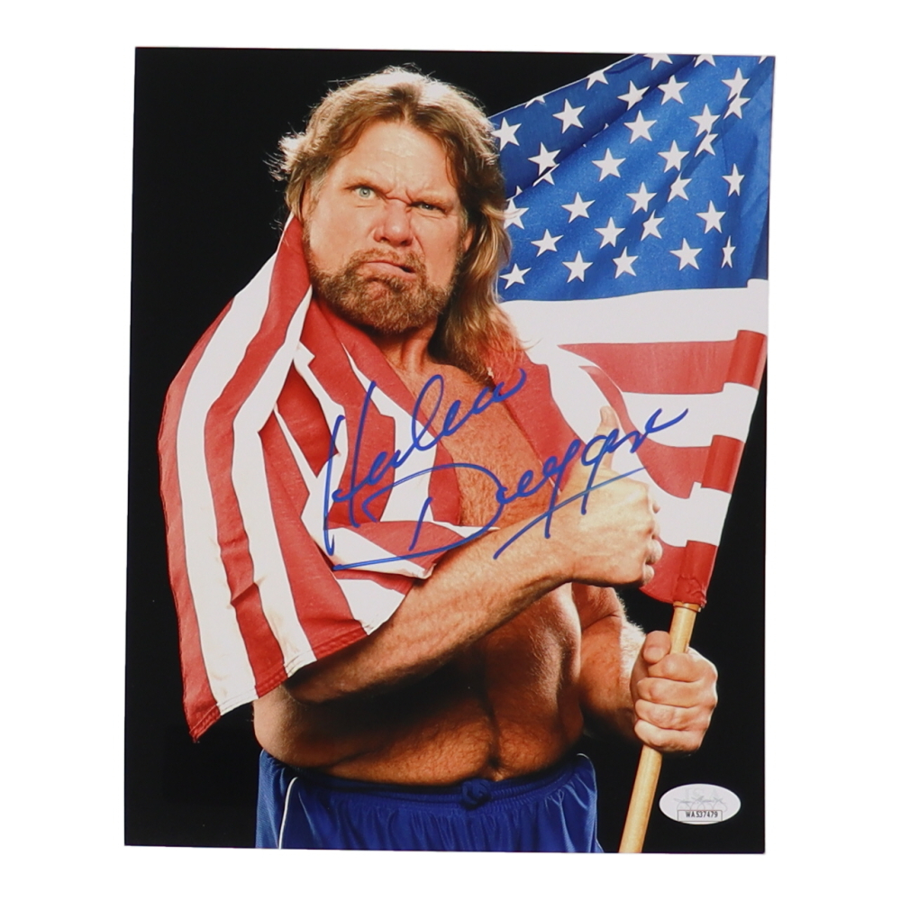 “Hacksaw” Jim Duggan Signed WWE 8x10 Photo (JSA) | Pristine Auction
