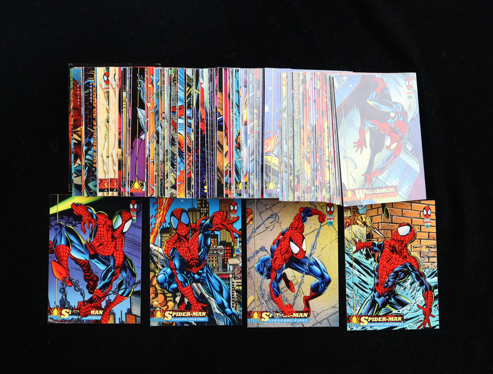 1994 Marvel Cards Spider-Man Complete Set of Cards at PristineAuction.com 1994 Marvel Cards Spider-Man Complete Set of Cards at PristineAuction.com