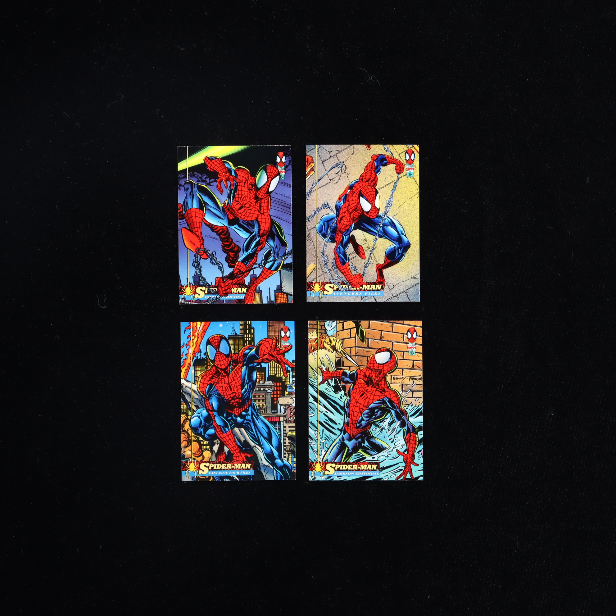 1994 Marvel Cards Spider-Man Complete Set of Cards at PristineAuction.com 1994 Marvel Cards Spider-Man Complete Set of Cards at PristineAuction.com
